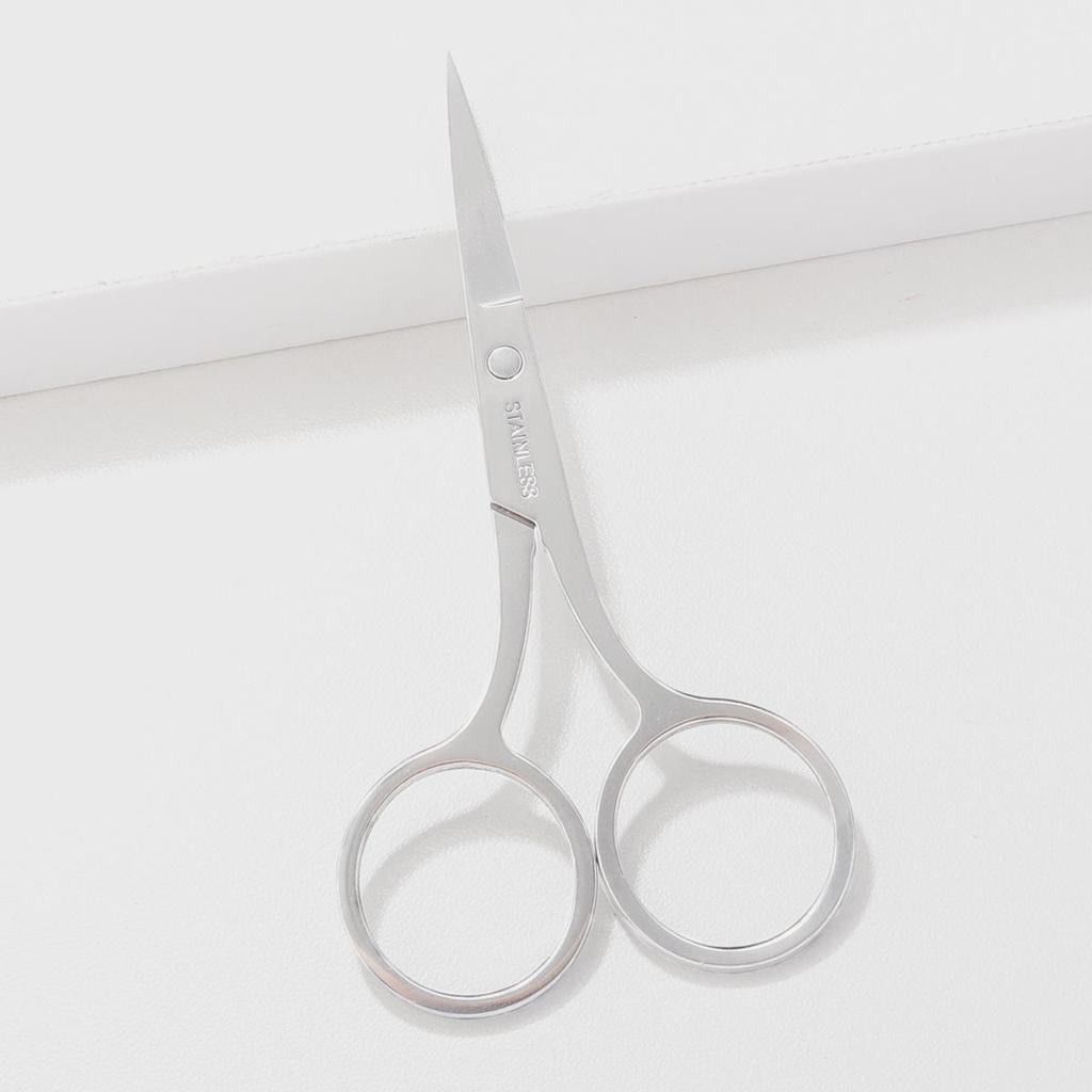 Stainless Steel Embroidery & Eyebrow Trimming Scissors – Compact Beauty Tool