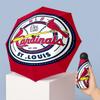 St. Louis Cardinals Printed 5?Fold Mini Umbrella 8?Rib Windproof Compact Umbrella For Women Pocket Carry