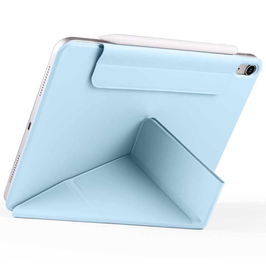 For iPad (2025)/10.9 (2022) Case PC+PU Leather Origami Stand Magnetic Tablet Cover