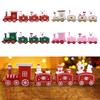 Christmas Train Ornament Kids Birthday Gift Christmas Decoration Unique Desktop Ornament for Festival Wedding Indoor Desk Table