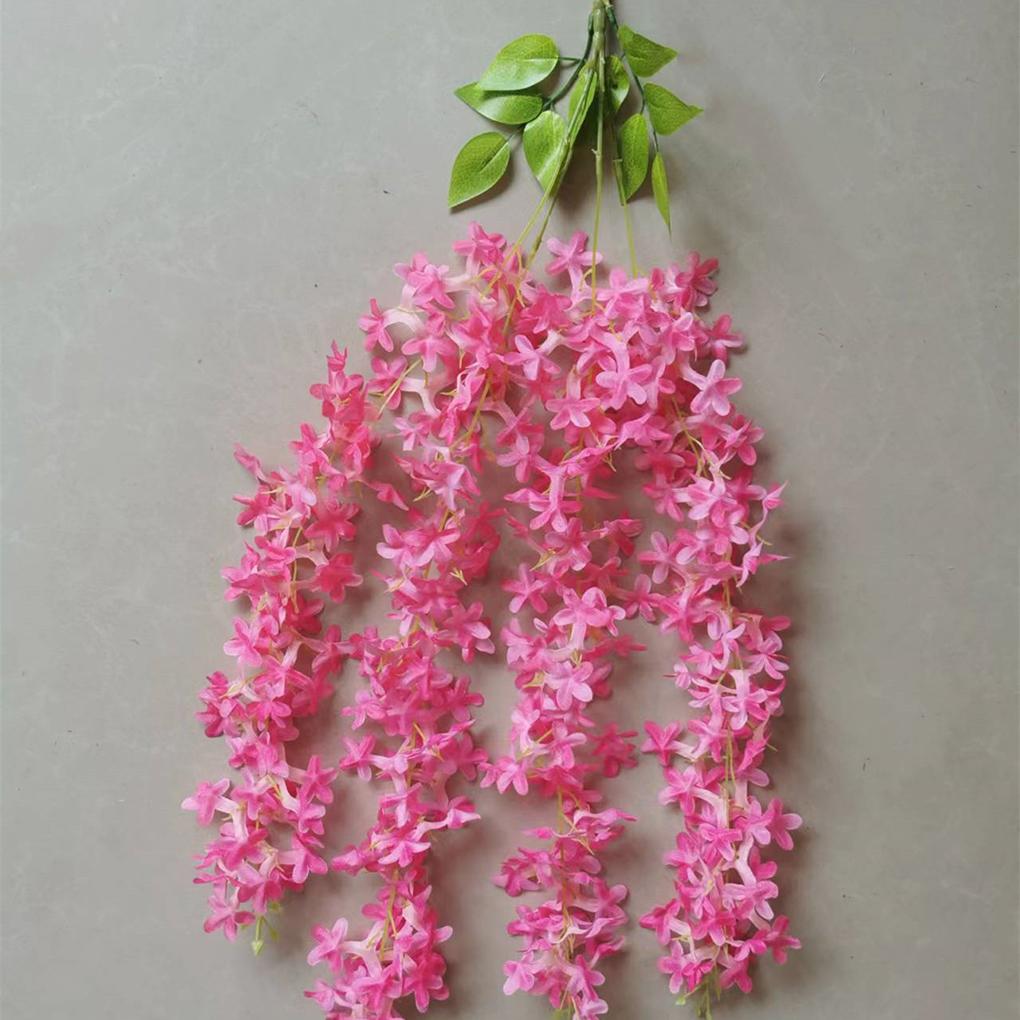 Realistic Appearance Artificial Flowers For Garden Décor Decoration Wisteria Wedding Home Low Maintenance Elegant