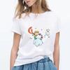 Little Prince White Print Women's Short Sleeve T-Shirt