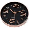Wall Clock 12" Silent Quartz Decorative Latest Wall Clock Non-Ticking Classic Clock Battery Operated Round Easy To Read For Room/Home