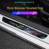 Universal Scratch-Resistant Car Door Sill Protector with Mirror Finish