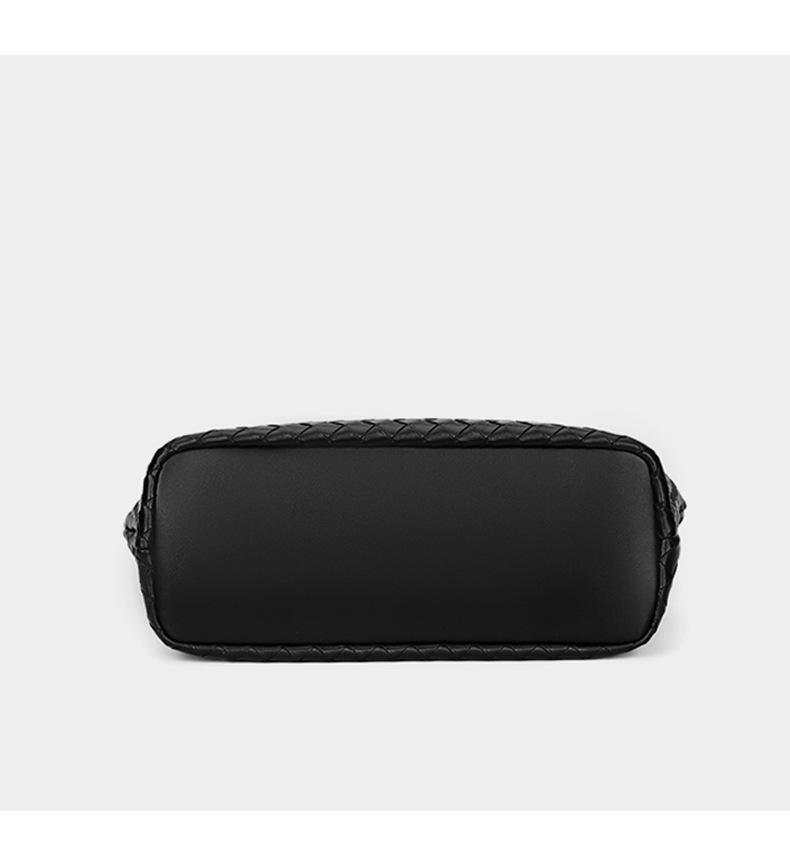 Trendy High-Capacity Woven Tote: 2025 Women's Crossbody & Shoulder Handbag