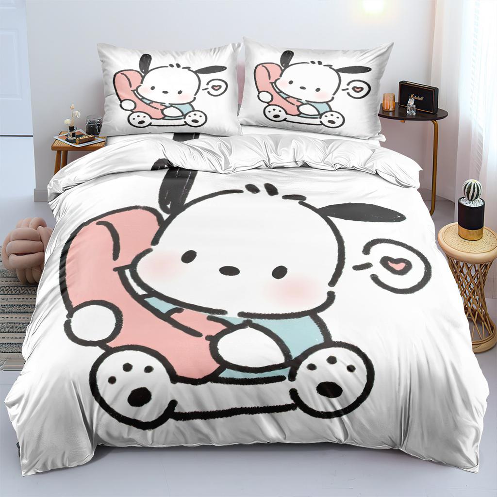 Kinderbettwäsche Dreiteiliges Set 90-120G Schleifgewebe 3D Digitaldruck