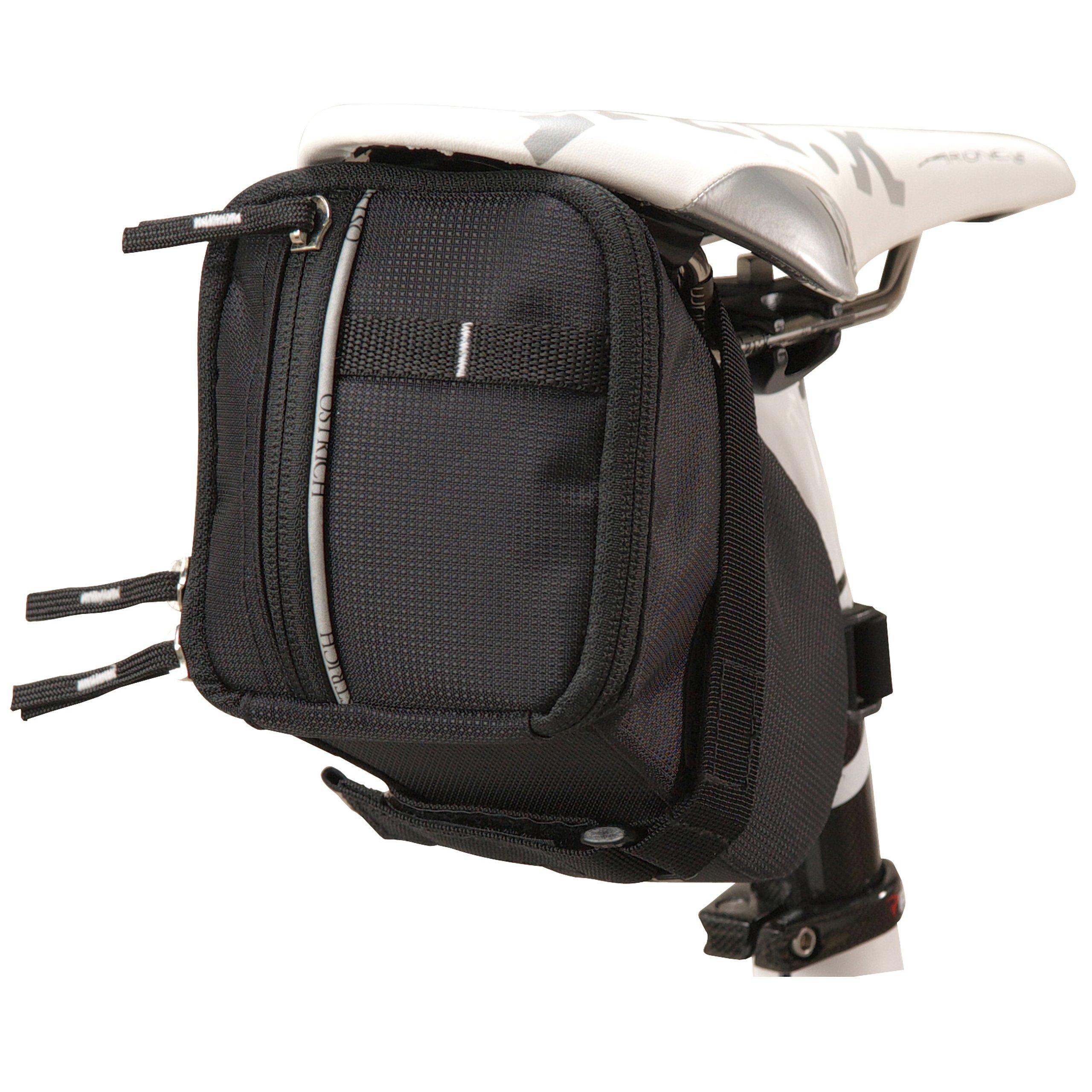 

Ostrich Saddle Bag Black [SP-505] чёрный