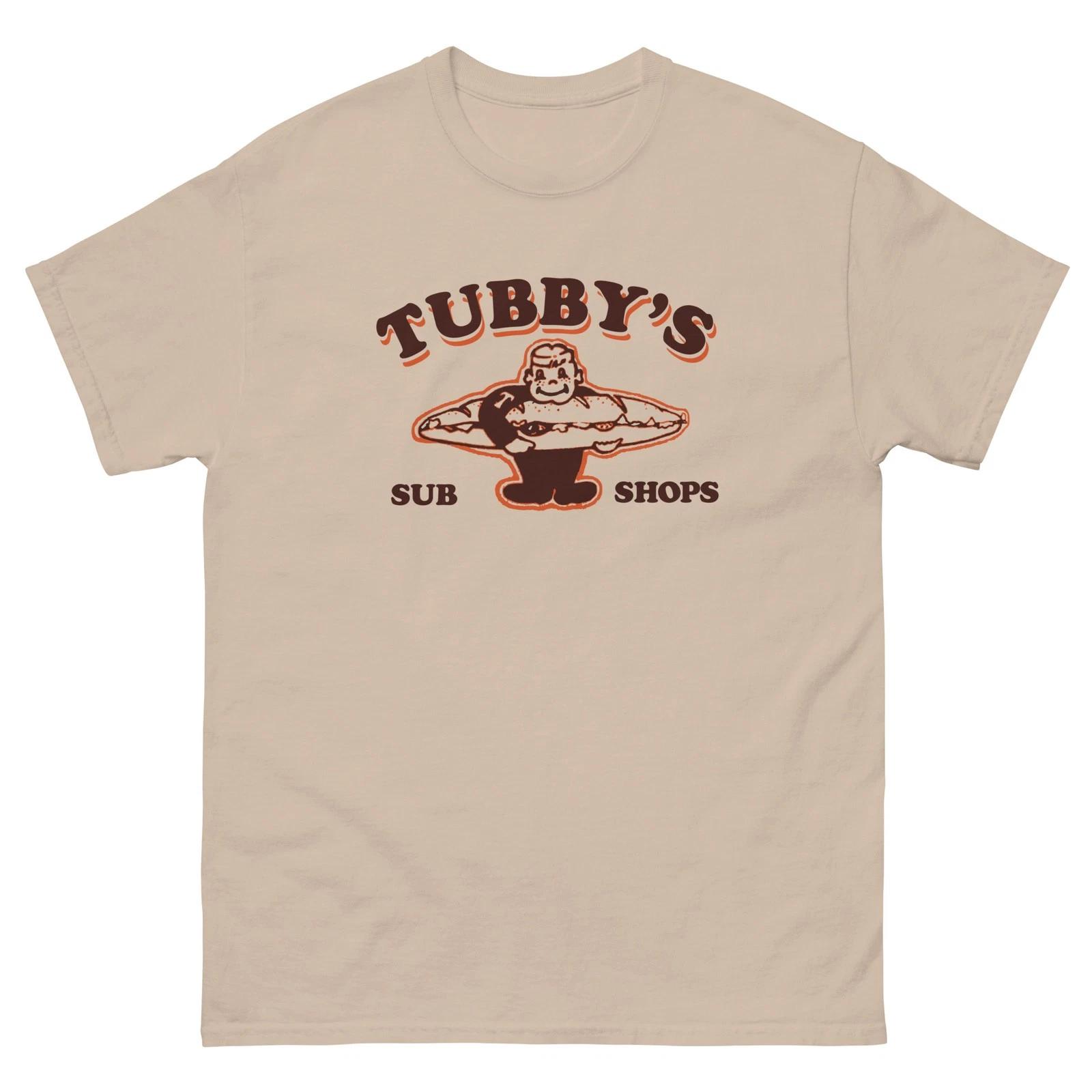 Tubby s Sub Shops Tan Graphic Tee Shirt T Unisex classic tee S