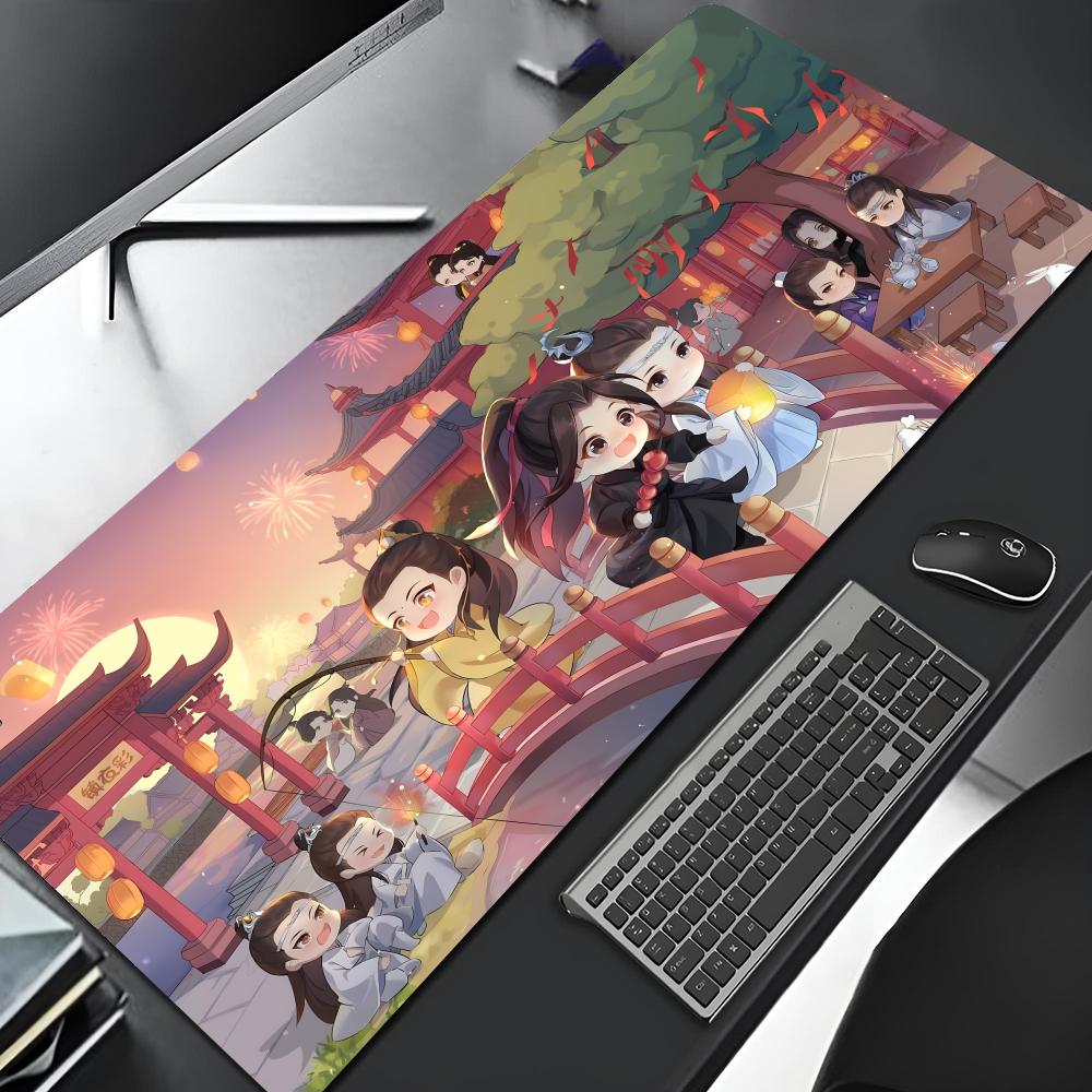 Mo Dao Zu Shi Mouse Pad Edge Big Gaming Locking Computer Gamer Large Rubber Art Mousepad Music Laptop Desk Mat