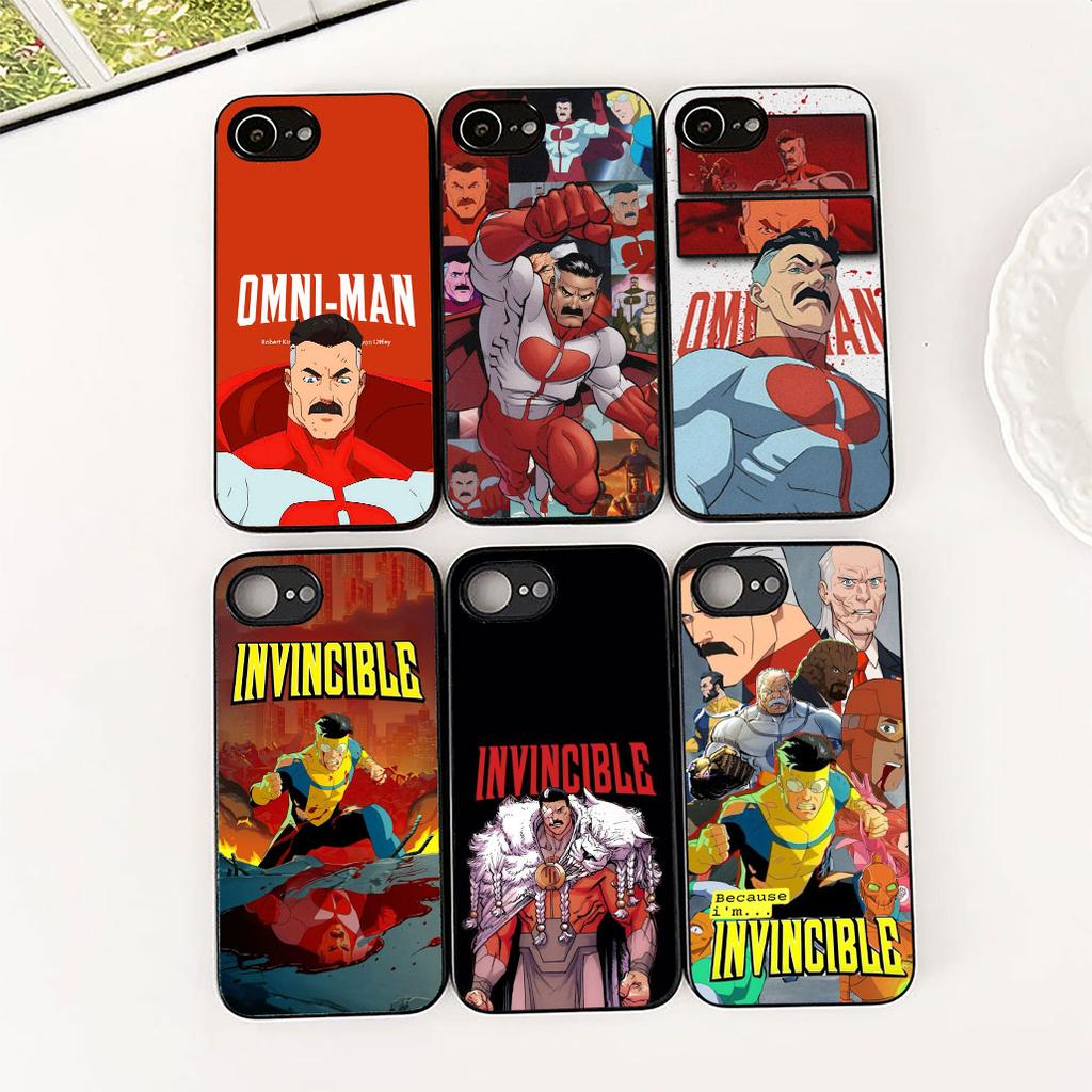 Omnis I-Invincibles Man Silicone Cover for Samsung Galaxy S25 S24 S23 FE Ultra Plus S7 Edge S25+ S24+ A56 5G + Coque Phone Case