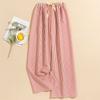 Women's Casual Fashion Sleep Pants Striped Loungewear Pants Wearable As Outerwear High-Waisted Pants