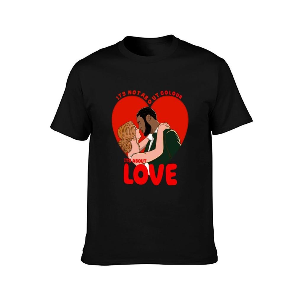 interracial couple TShirt Casual Loose Fit Short Sleeve TShirt