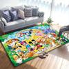 1pc Disney Mickey Mouse and Minnie Pattern Carpet Area Rug Non-slip Carpet Hand Washable Floor Mat Suitable For Living Room Bedroom Home Dec
