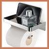 304 Stainless Steel Toilet Paper Holder with Hook