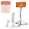 Q02S Bluetooth Selfie Stick with LED Light & Tripod for Live Broadcasts
