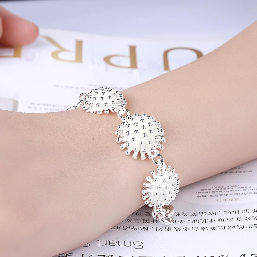 925 Sterling Silver Fireworks Bracelet Wedding Jewelry