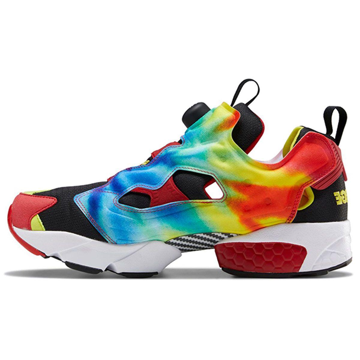 

Мужские кроссовки Reebok XLARGE x InstaPump Fury OG Tie-Dye, разноцветные, черные, гипер-зеленые, FY3069