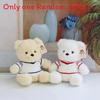 Scarf Teddy Bear Plush Toys Cartoon Stuffed Dolls Room Decorations Kid Gift Xmas
