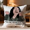 Hot T-TThe Room Cushion Cover Soft Washable Pillow Case Multi-Scene for Couch Bed Travel Office Use