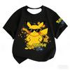 2026 Pokémon Pikachu Parent-Child Short Sleeve T-Shirt Boys and Girls Parent-Child