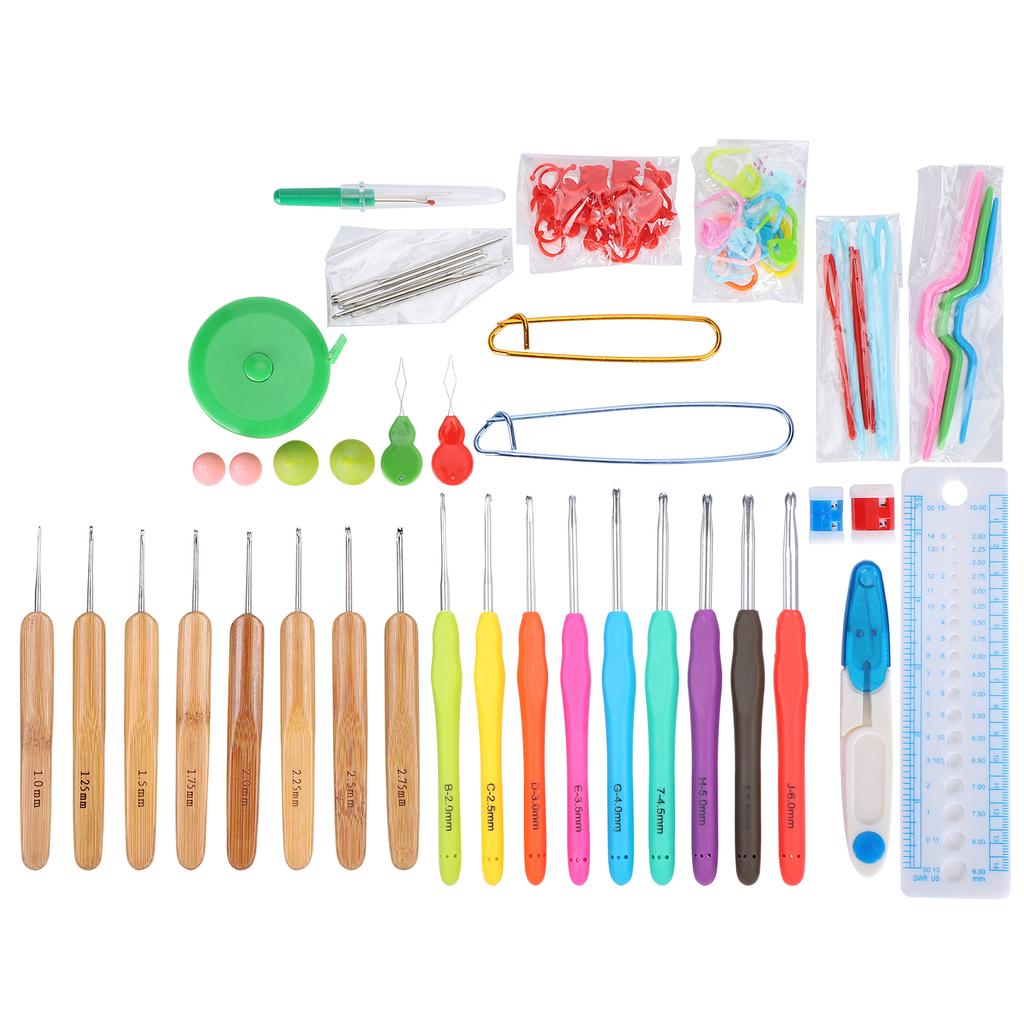 Crocheting Needle Colored   Soft Handle Knitting Crochet Set   Knitting Accessories