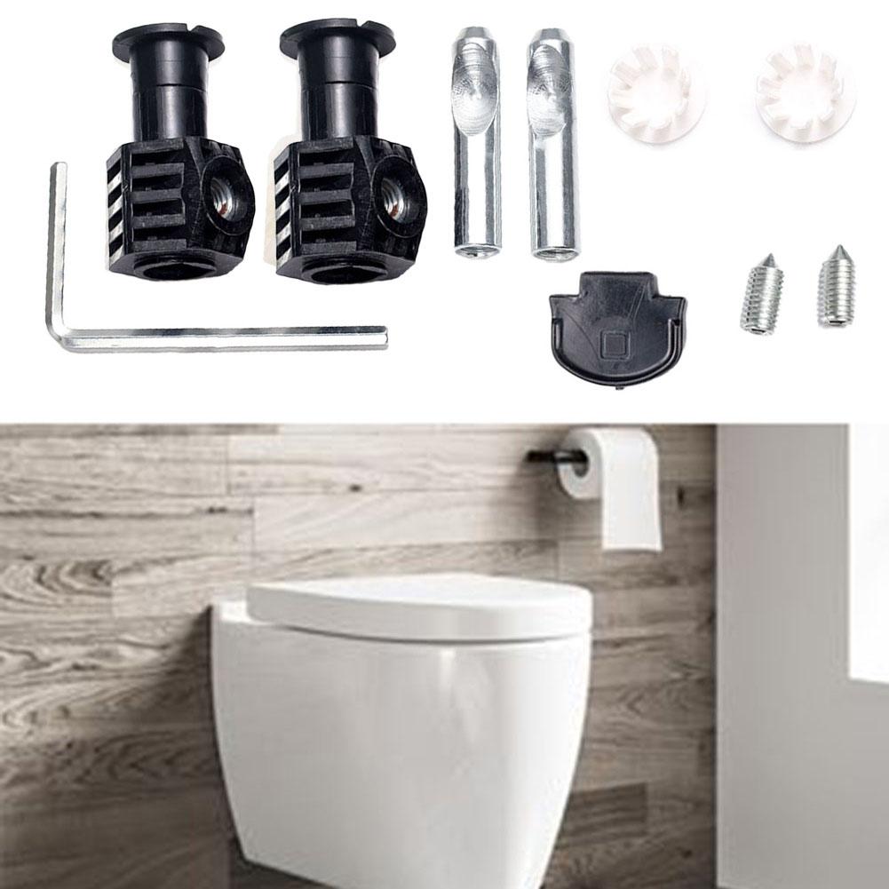 1 Toilets Fixing Kit Pair Of Fixing Bolts For Wall Mounting Toilets 7*4cm For Wall Hung Toilet Bathroom Tools Accessories