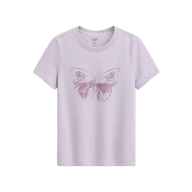 GAP Women s Butterfly Logo Cotton Short Sleeve T-Shirt 175/96A