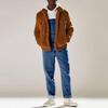 Pánské jednobarevné džínové overaly s bryndákem s mnoha kapsami Ležérní denní džínový overal Móda Streetwear Pánské podvazkové dlouhé kalhoty