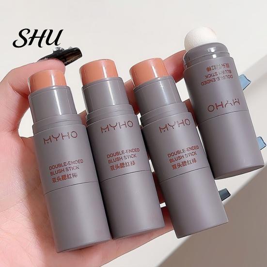 Blush Stick 4G Double Ended Long Wearing Easy Easy-to-apply Application Lightweight Conceal Contour Face Makeup Multi-purpose