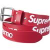 Repeat Leather Belt (25FW) Red