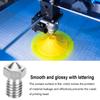 3D Printer Nozzle Stainless Extrude Head Firm Printer Thread Removable Filament Nozzle
