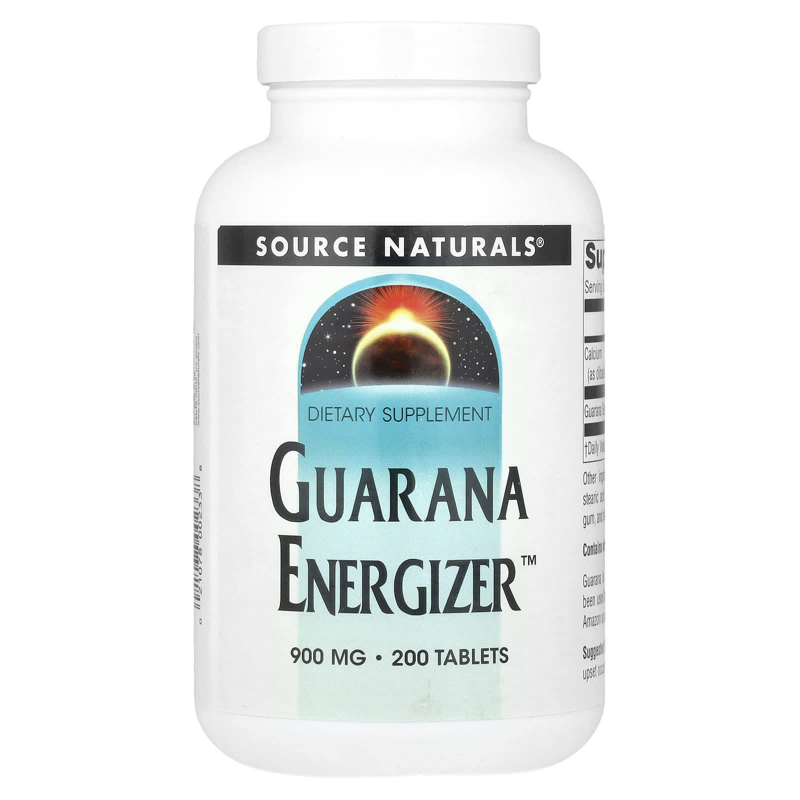 

Guarana Energizer, 900Mg, 200 Tablets