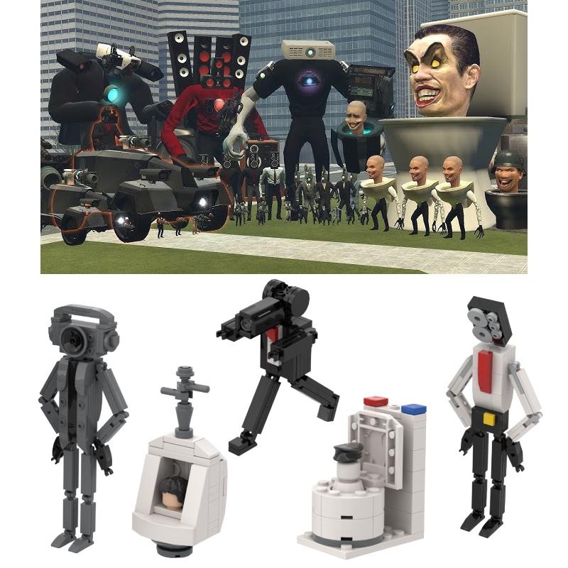 Moctribe Skibidi Toilet Building Blocks Toy For Emotional, Visual And Intellectual Development