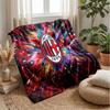 AC Milan Theme Blanket Soft Flannel Blanket Plush Throw Blanket Cozy Sofa Bed Blanket for Home Decor