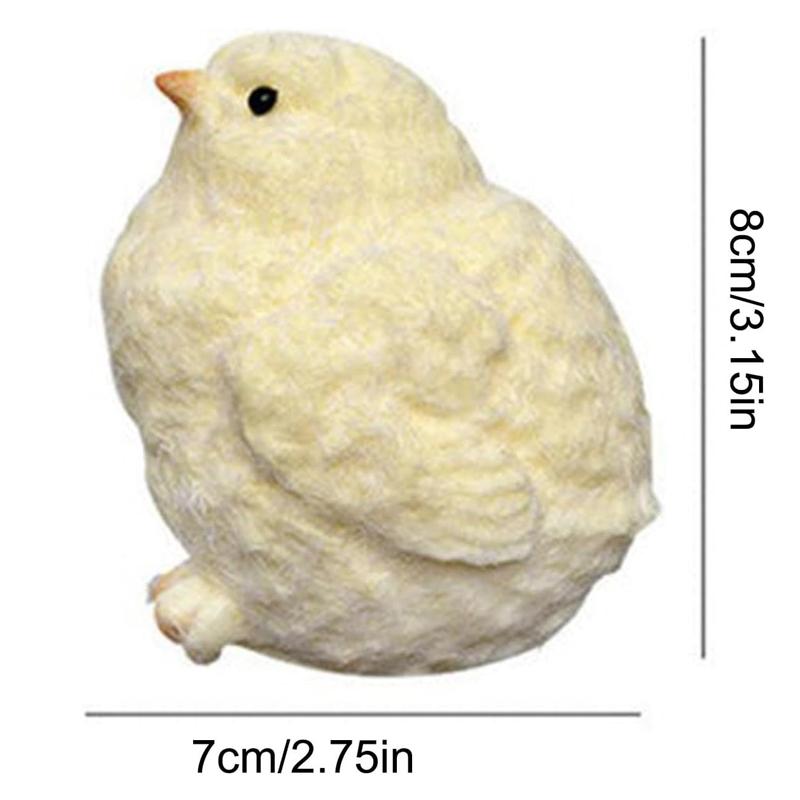 Squeeze Chicken Toy, Handmade Taba Squishy Chick Ultra Soft Squishy Fidget Toys, Cute Squishy Chicken Silicone Squeeze Toys For Stress Relief 8*7cm жёлтый