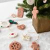 Christmas Gingerbread Man Hangable Ornament 10X Different Felt Gingerbread Christmas Decor Gingerbread Christmas Decor