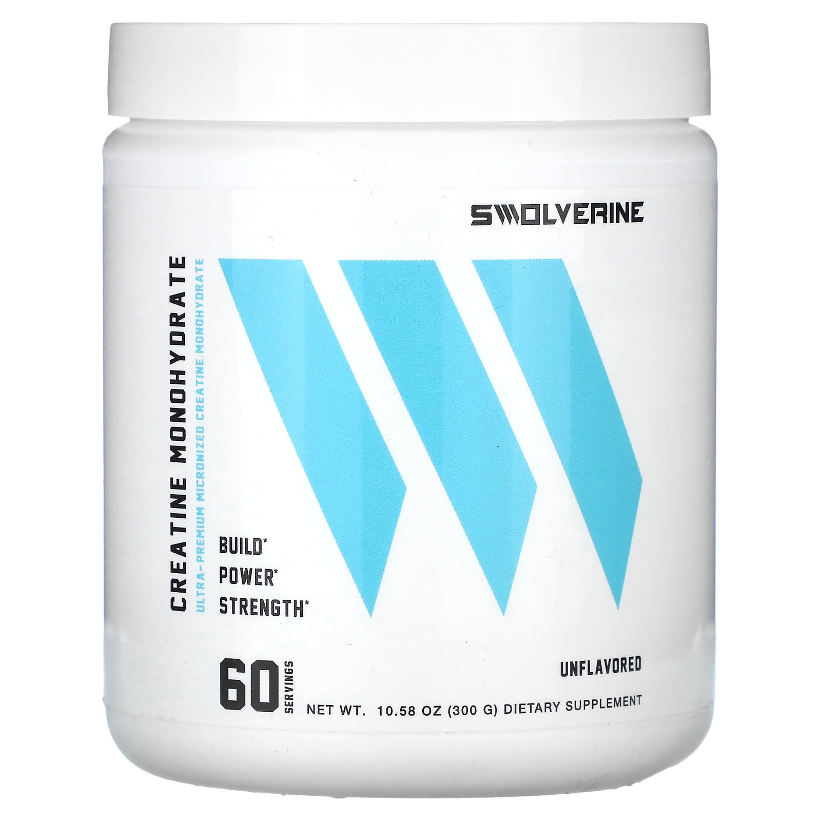 

Creatine Monohydrate, Unflavored, 300G (10.58Oz)