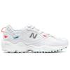 New Balance Nb 703 Fabric Synthetic Leather Comfortable Casual Shock Absorbing Wear Resistant Low Top Dad Shoes Women sneaker White WL703BC