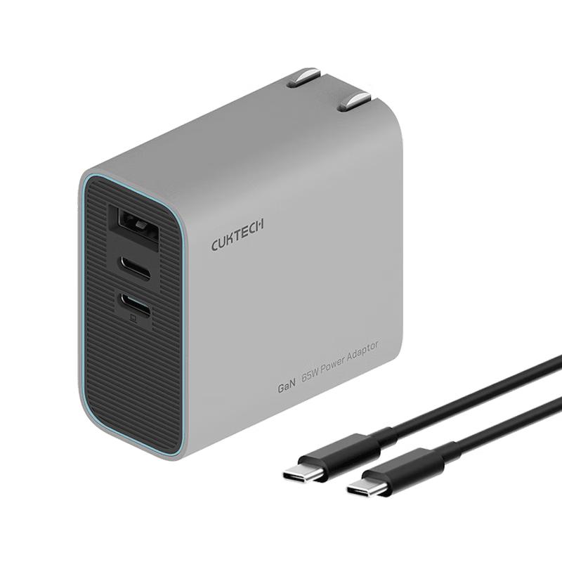 

Набір швидких зарядних пристроїв CUKTECH 65W GaN з кількома портами Type-C Upgraded High-Performance 65W Flash Charge