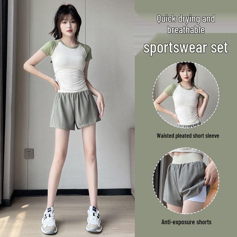 Women's 2025 Activewear Set: Quick-Dry Yoga, Running, Badminton, Hiking, Fitness Shorts