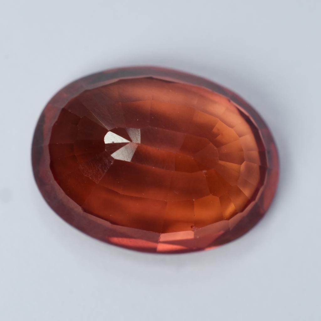 CERTIFIED Orange Oval Cut Sapphire 10.5 Ct Natural Ring Size Loose Gemstones