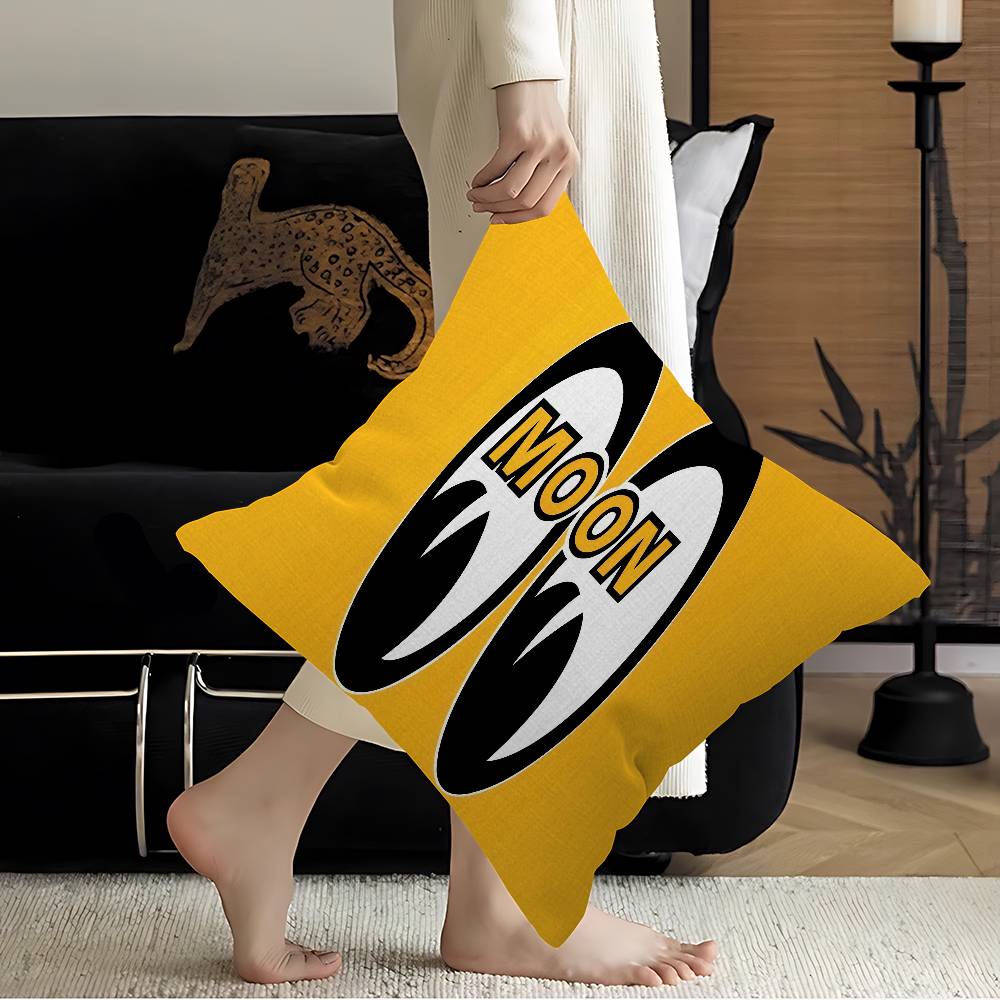 M-Mooneyes Pillow Cover for Bedroom Room and Living Room Sofa Decorative Cushion Cover