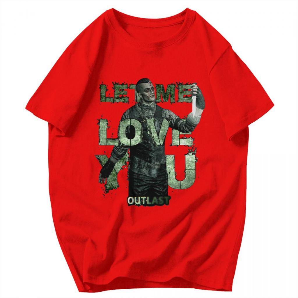 Men T Shirt The Outlast Trials 2026 Horror Game Vintage Idea Y2K Graphic Oneck Unisex Tops T Shirts