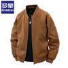 ROMON Men's Autumn Baseball Collar Casual Jacket