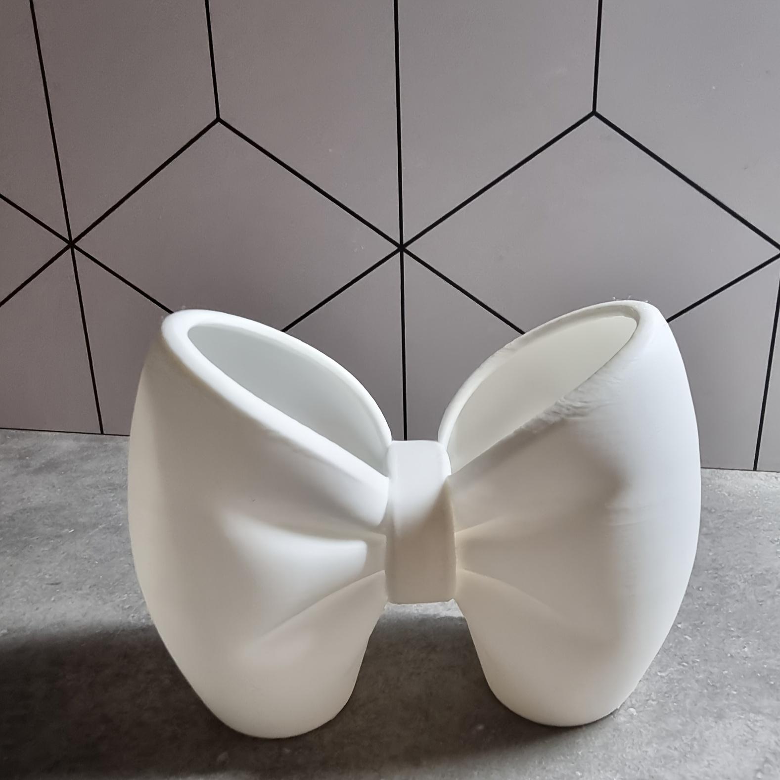 

Adorable Bow-Shaped Toothbrush Holder - Cute Bow Plastic Standalone -Mounted Suitable for Bathroom & Bedroom -Space-Saving Hygienic Toothbrush Storage белый
