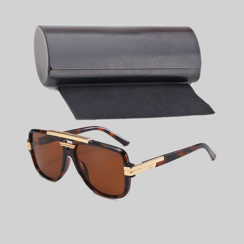 

Sunglasses Men Designer Black Square Shades UV400 Gradient Sunglasses for Women with box