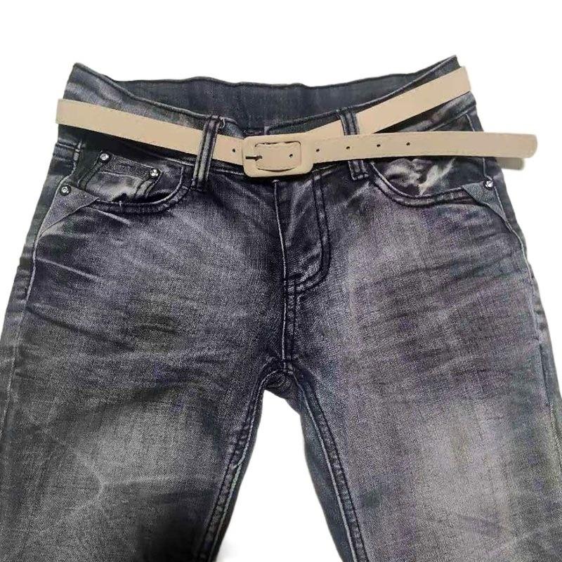 Chic Women's Slim Waist Belt With Bow Decoration For Versatile Outfits In Classic Colors