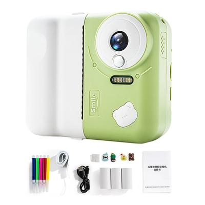 HD 1080P Kids Mini Instant Print Camera 2.4 IPS Screen Instant Photo Printing Camera with 3 Rolls Print Paper Video Camera