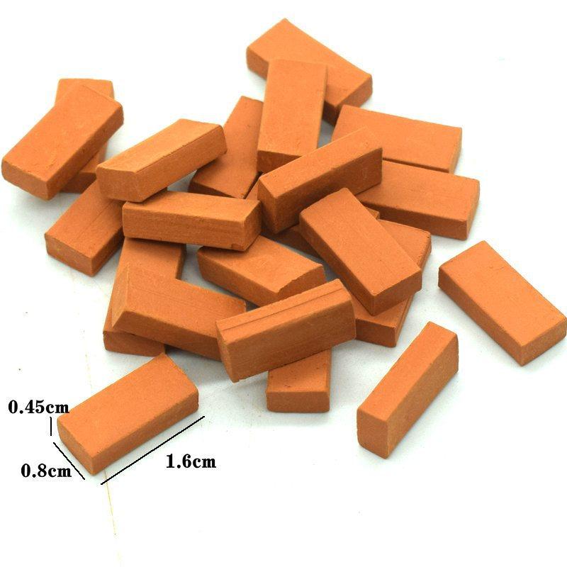 

От 1 до 16 Модельные Маленькие Кирпичики Мини Симуляция Строительные Кирпичики Сделай Сам Микро Ландшафт Дом Игрушка Антикварное Здание Сборка Маленький Дом 50pc