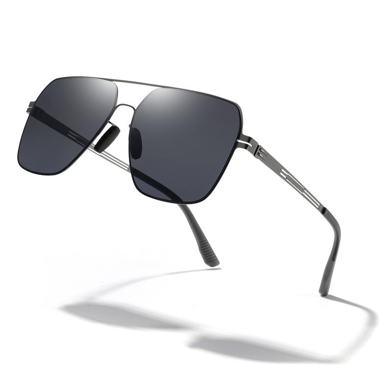 Men's Ultralight Polarized Frog Mirror Driving Sunglasses - Anti-UV Nylon & Metal Fishing Shades
